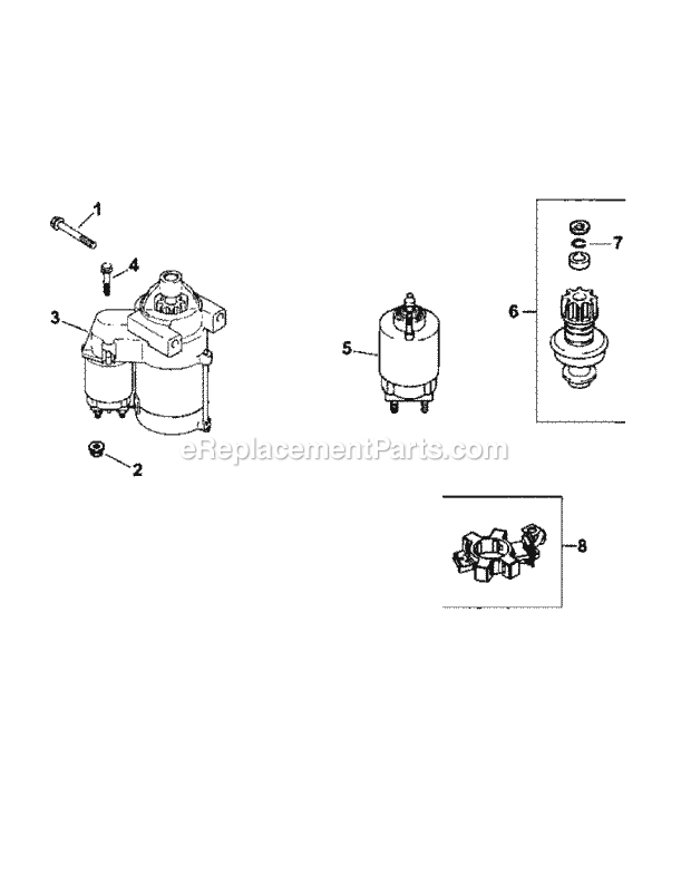 Cv23s-75592 Starting System Diagram and Parts List for M50-KHS 53AB5BBP750 Cub Cadet Sprayer